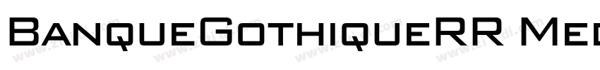 BanqueGothiqueRR Med字体转换